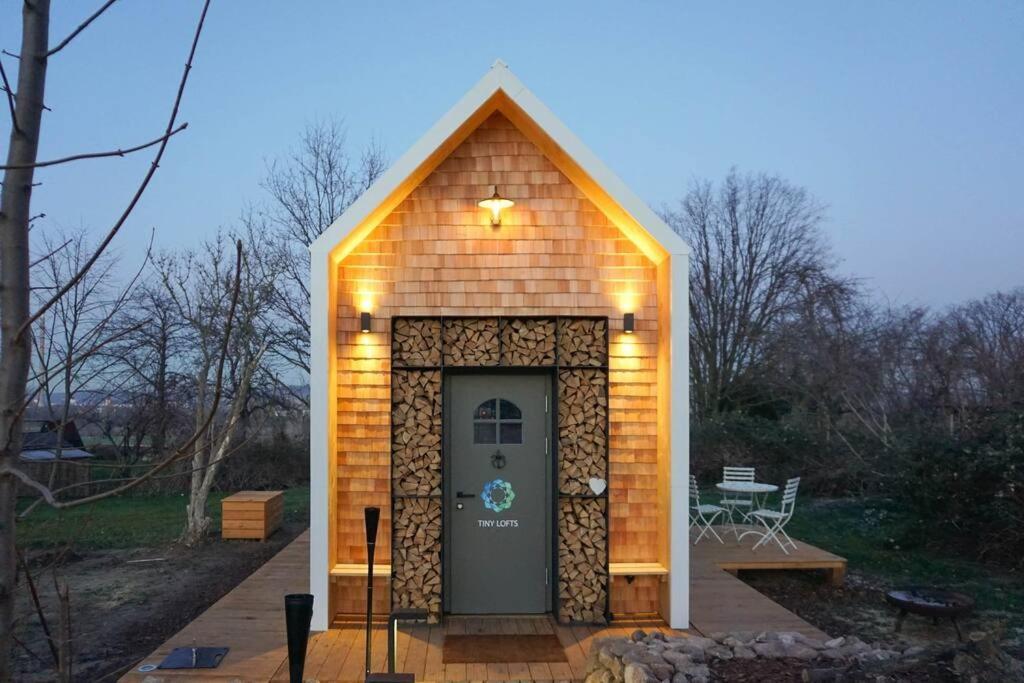 Tiny Haus Auf Idyllischem Grundstueck Im Rittergut Villa Klipphausen Kültér fotó