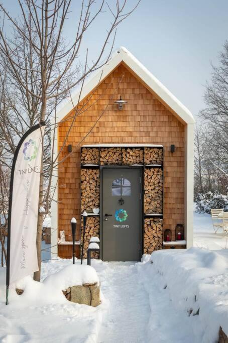 Tiny Haus Auf Idyllischem Grundstueck Im Rittergut Villa Klipphausen Kültér fotó